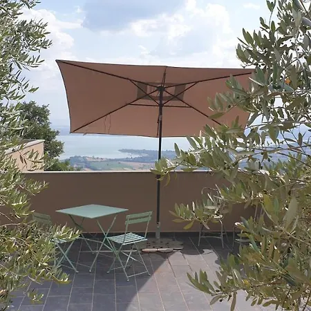 فيلة Moderne Mit Atemberaubendem Seeblick Lisciano Niccone